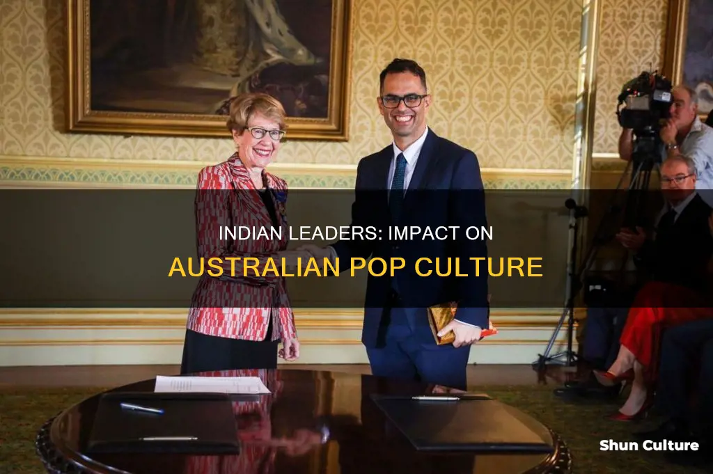 how have indian leaders contributed to australian pop culture