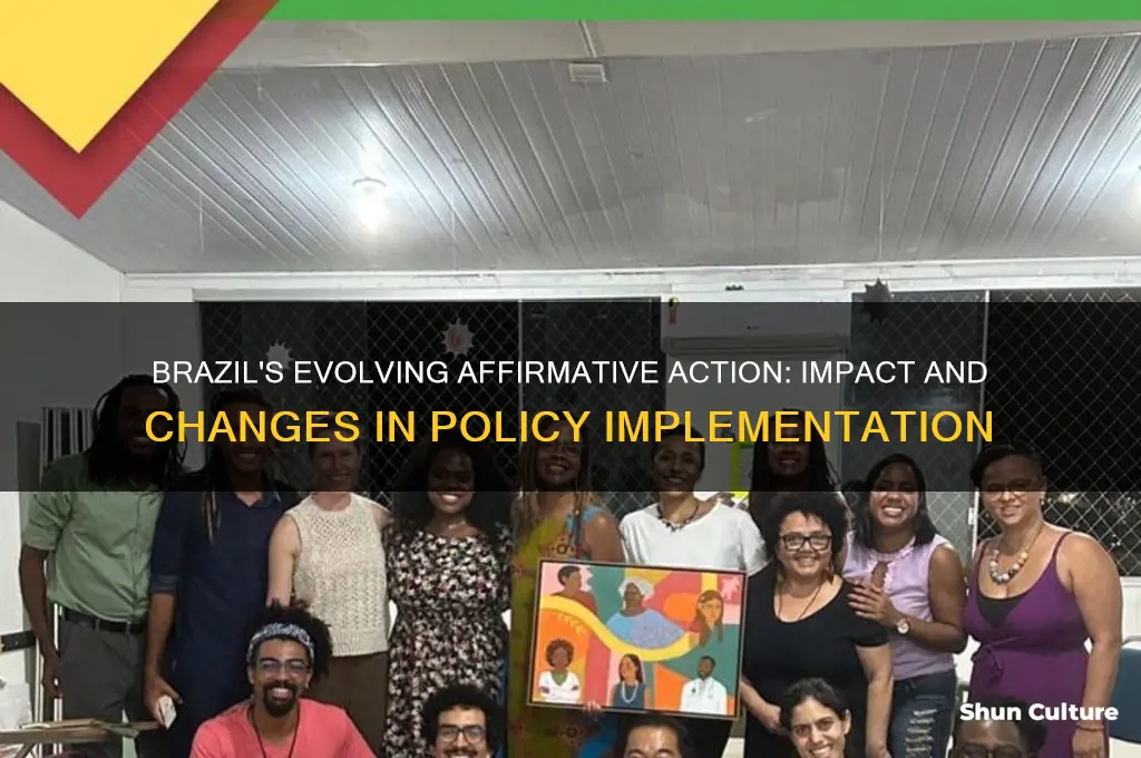 how have new affirmative action policies in brazil changed