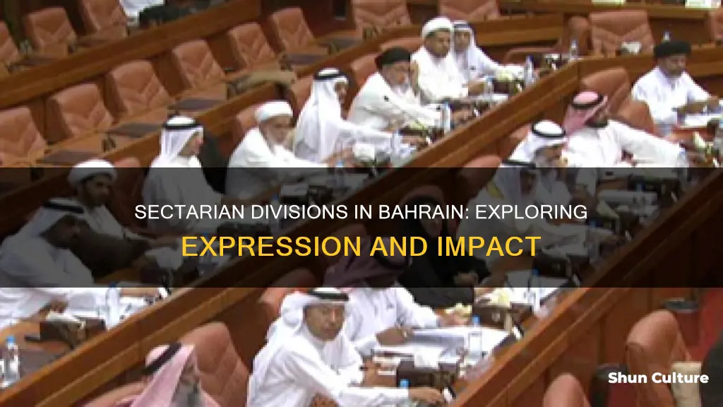 how have sectarian divisions been expressed in bahrain