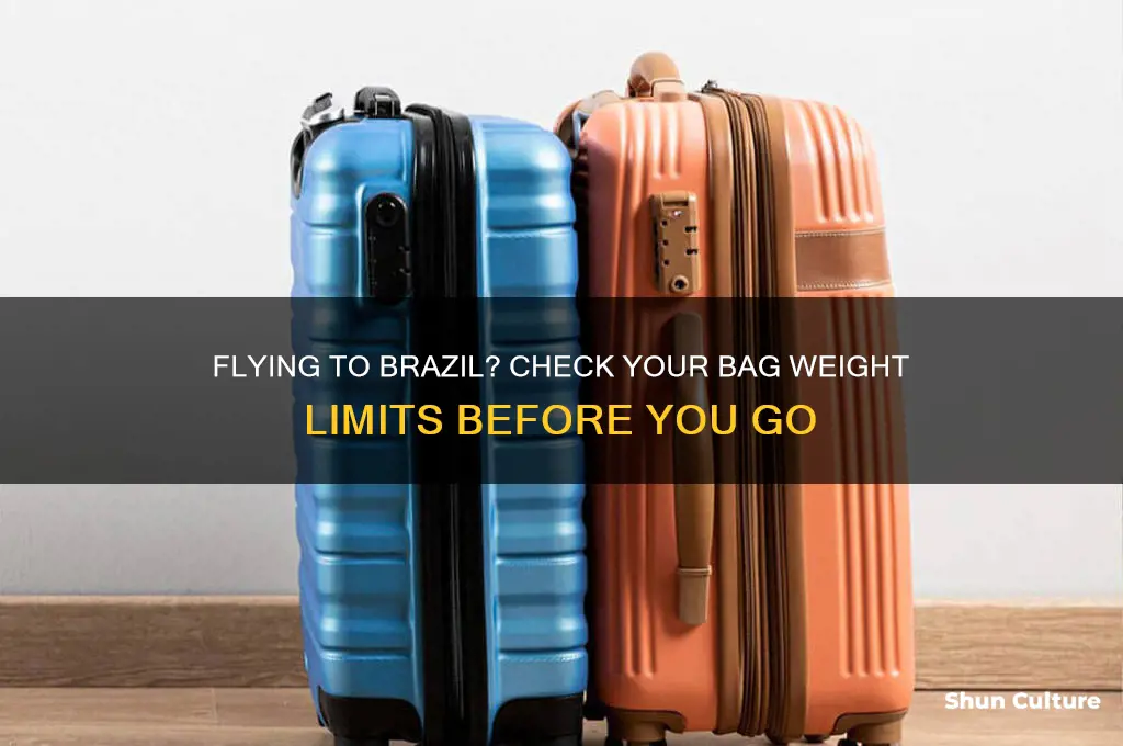 how heavy can your bag be when flying to brazil