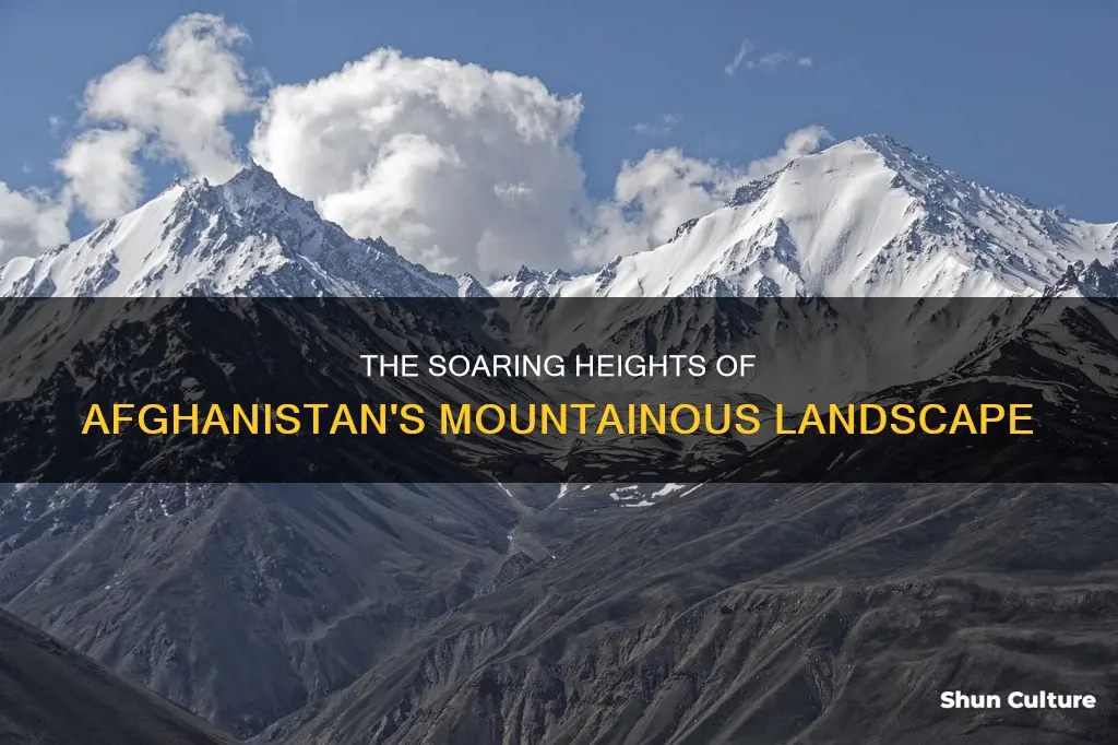 how high are afghanistan mountain ranges