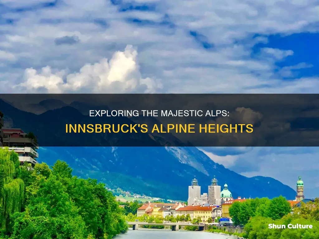 how high are the alps in innbruck austria