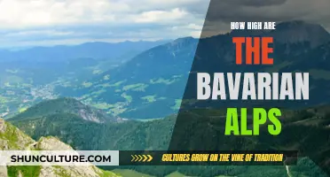 Exploring the Peak Heights of Bavaria's Alpine Region