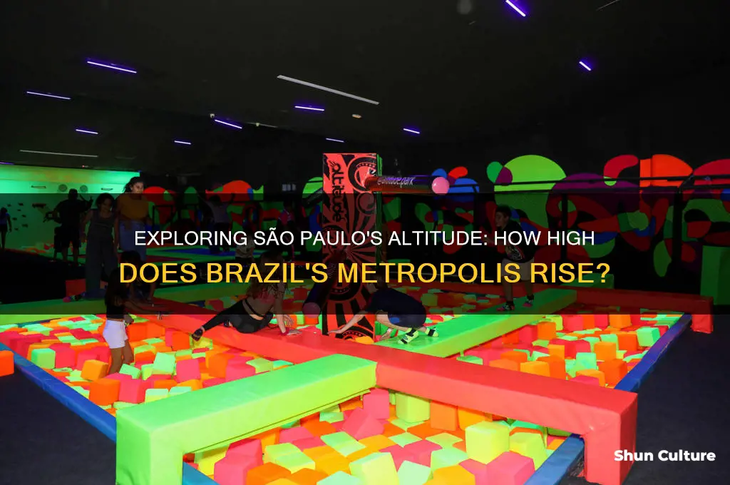 how high is sao paulo brazil