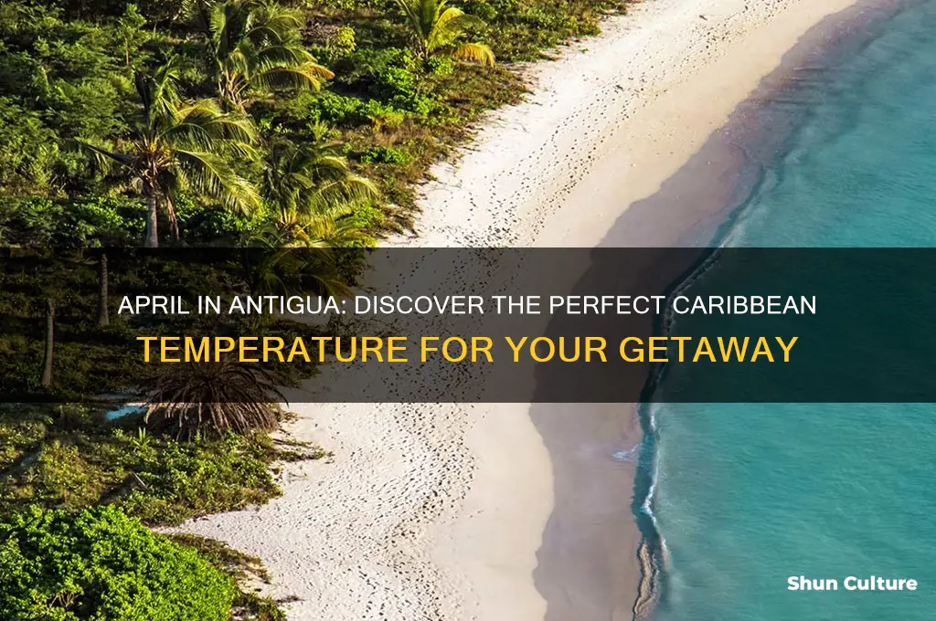 how hot is antigua in april