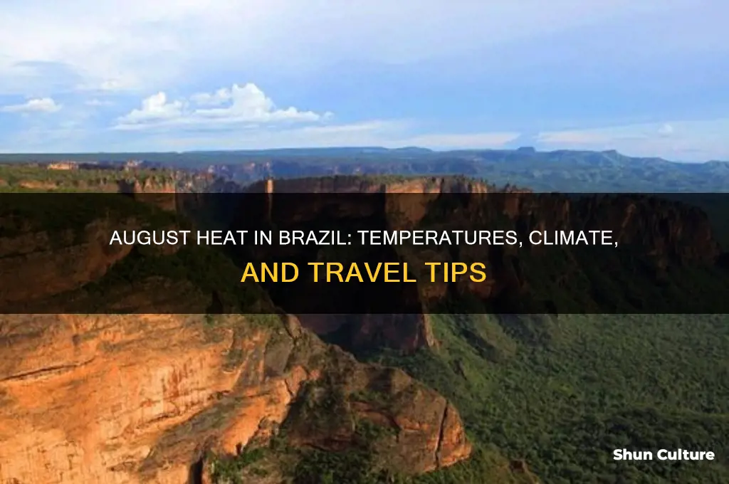 how hot is brazil in august