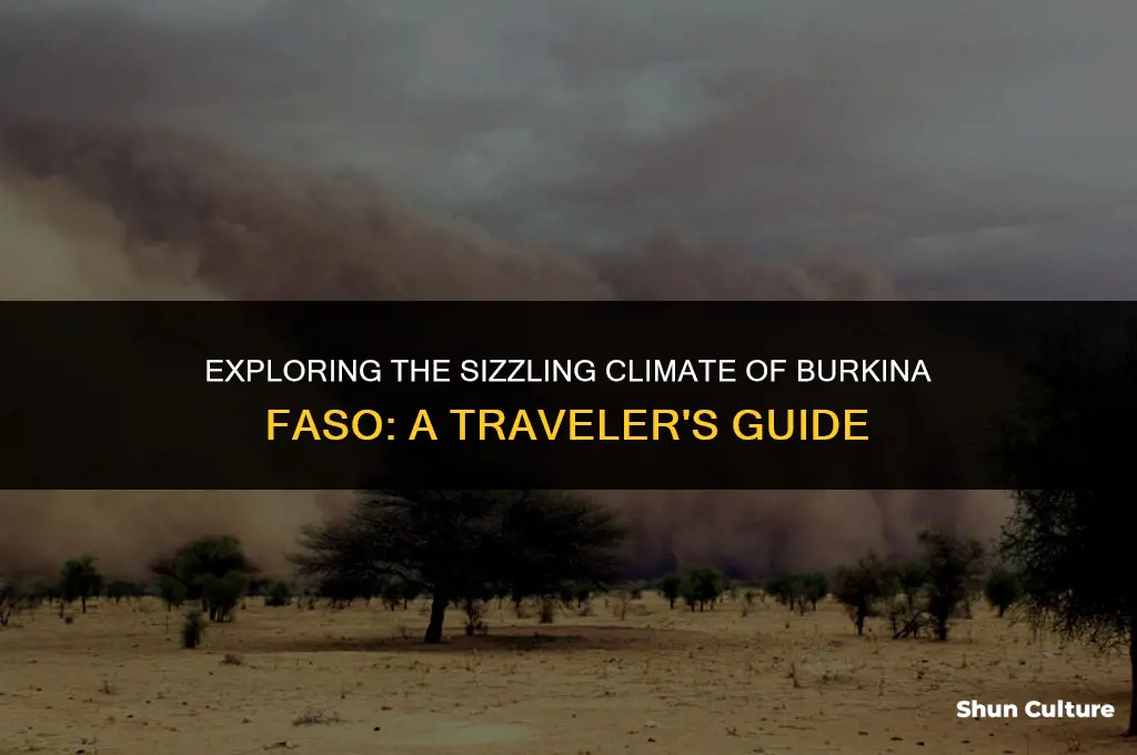 how hot is burkina faso