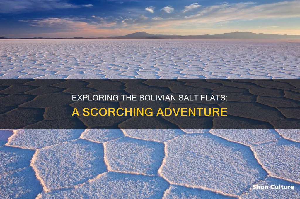 how hot is it at the bolivian salt flats