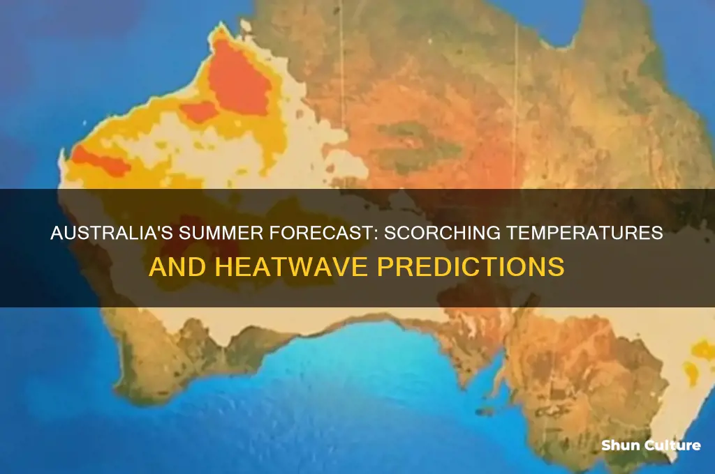 how hot is it going to be this summer australia