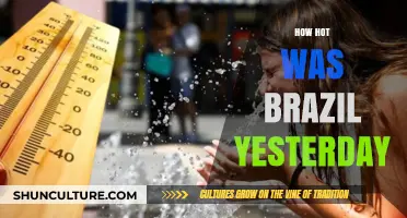 Brazil's Scorching Temperatures: Yesterday's Heatwave Analysis and Insights