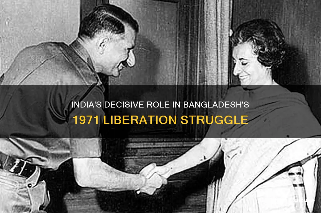 how india helped bangladesh in 1971