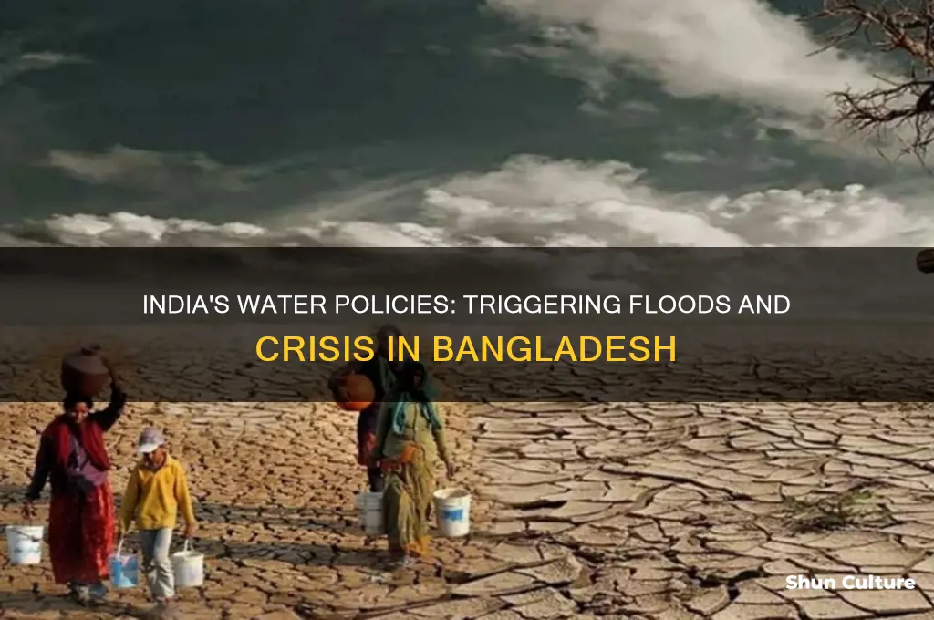 how india is causing flood and water crisis in bangladesh