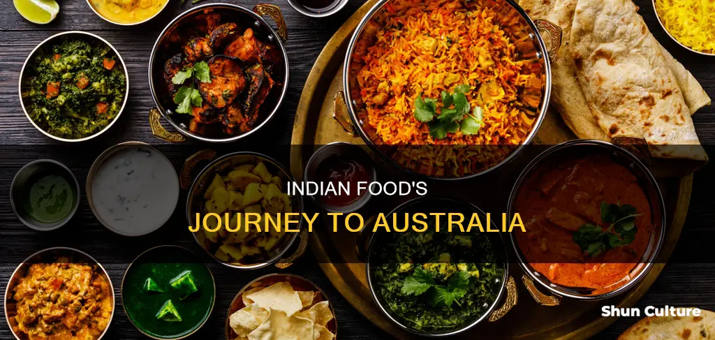 how indian food came to australia