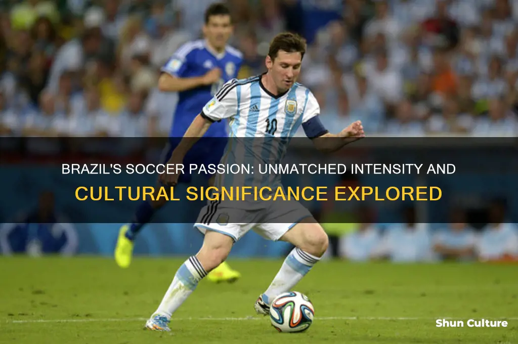 how intesne is soccer in brazil