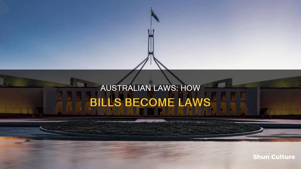 how is a bill made into a law in australia