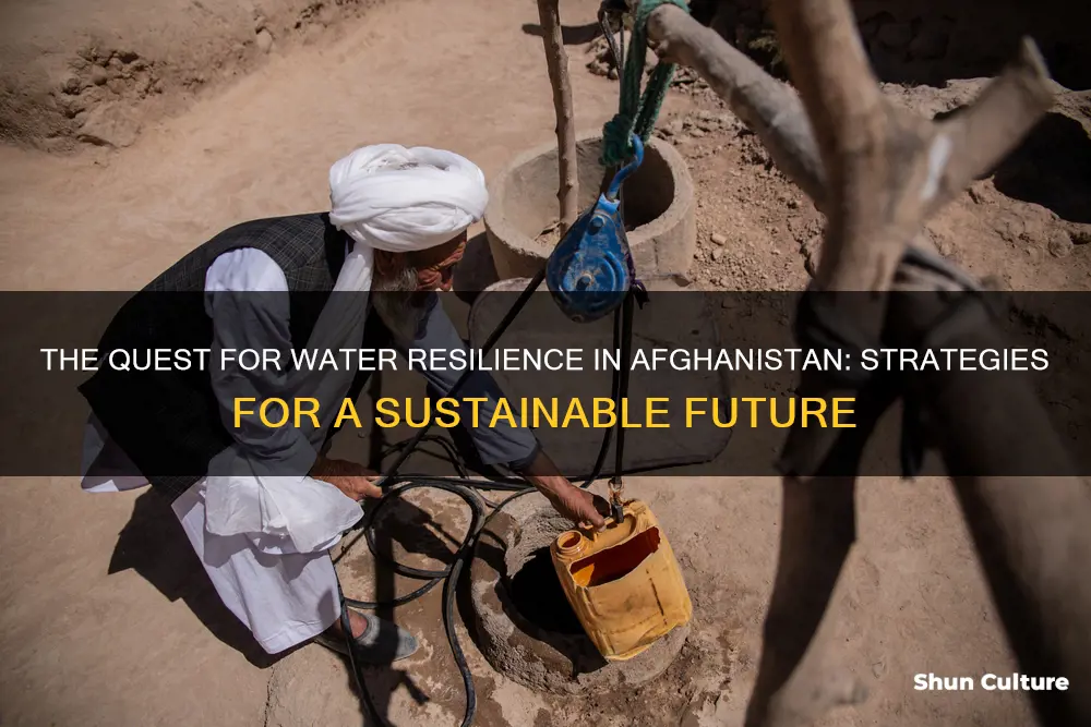 how is afghanistan conserving water