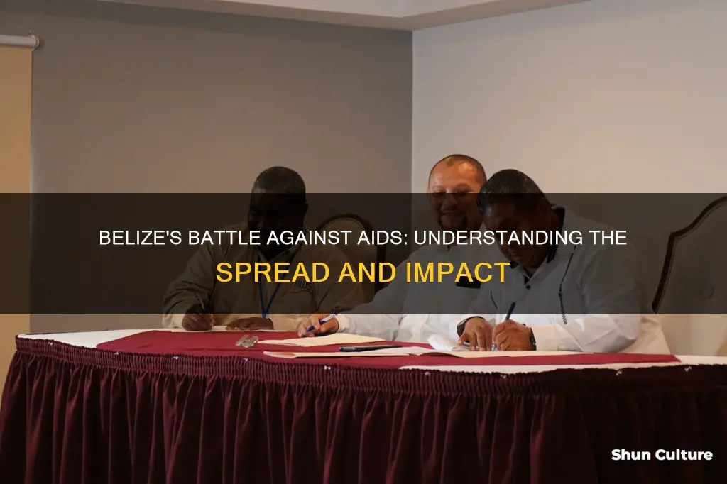 how is aids spread in belize