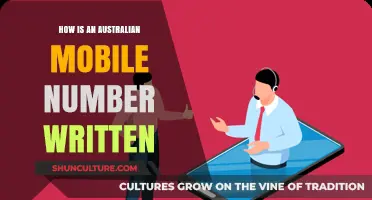 Australian Mobile Numbers: Format and Writing Style