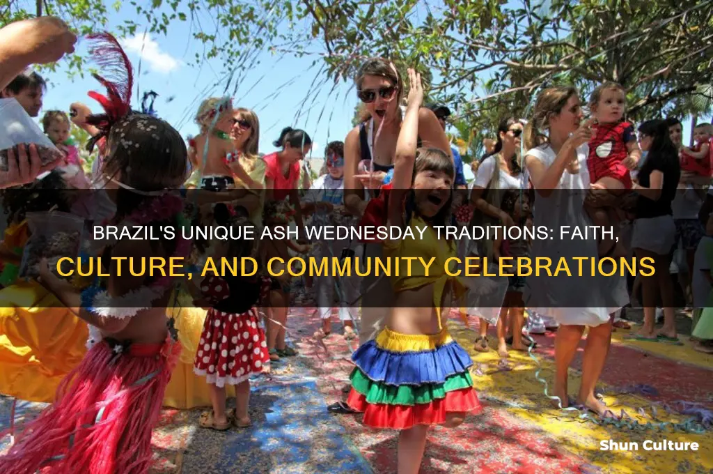 how is ash wednesday celebrated in brazil