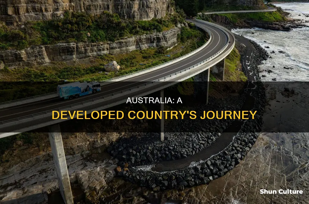 how is australia considered a developed country