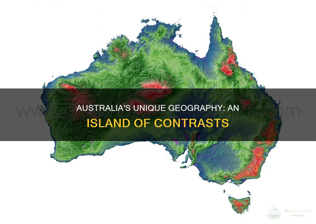 how is australia related to the country geography