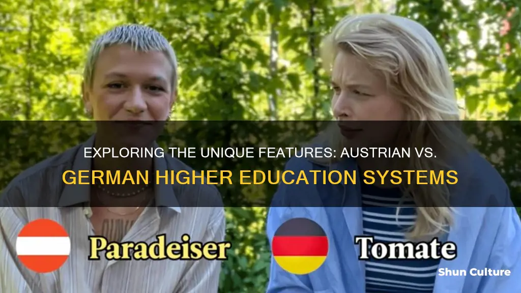 how is austrian college different from german college