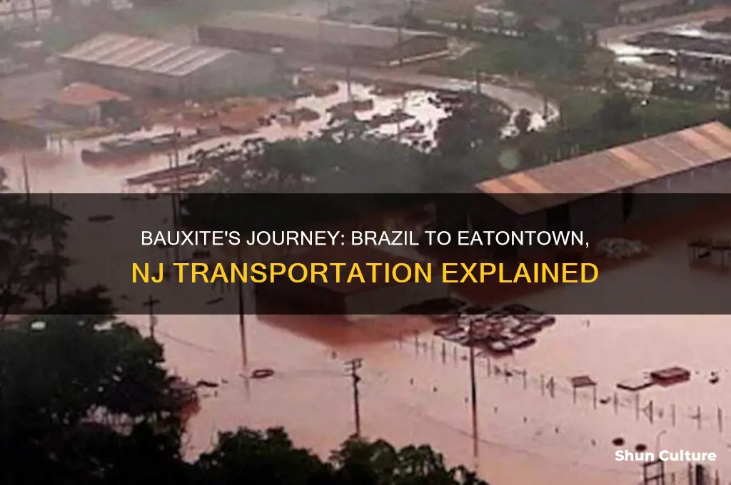 how is bauxite transported from brazil to eatontown nj