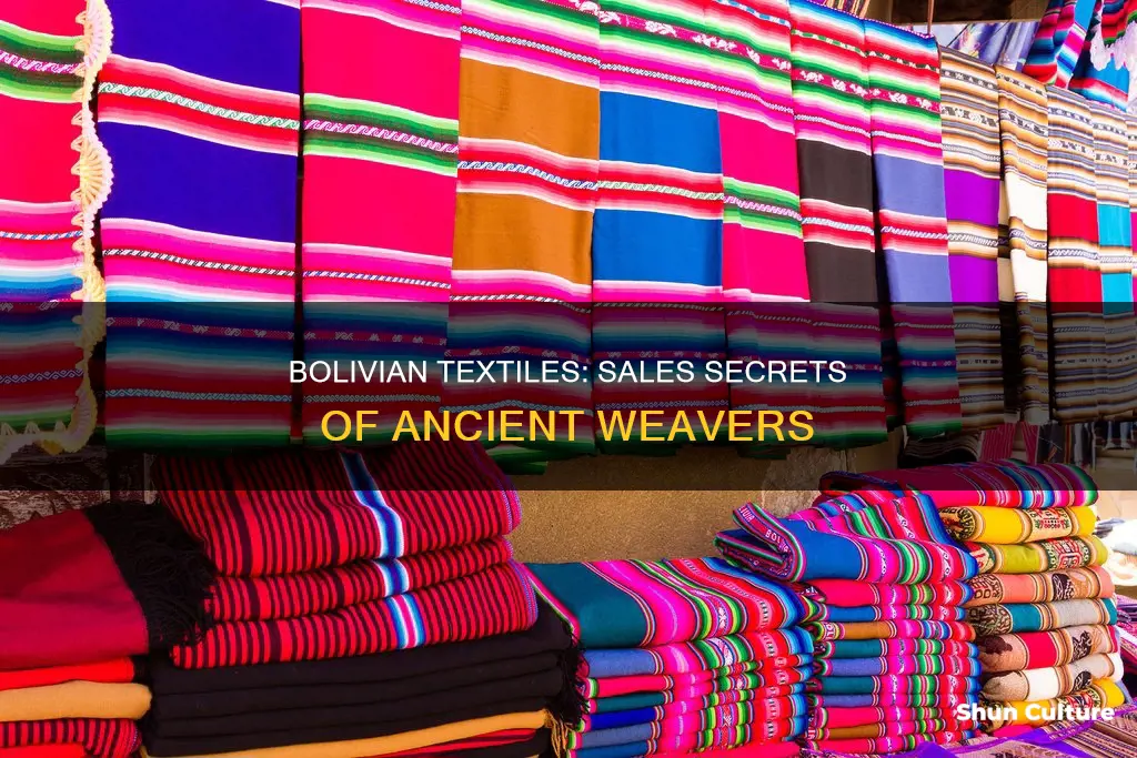 how is bolivian textiles sold