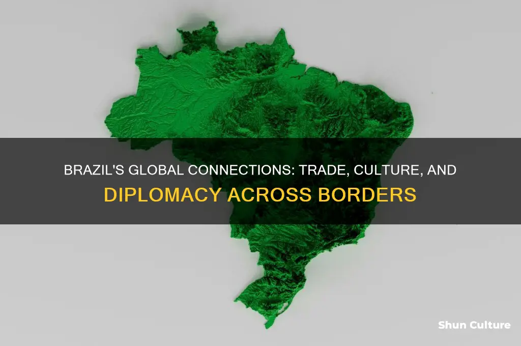 how is brazil connected to other countries