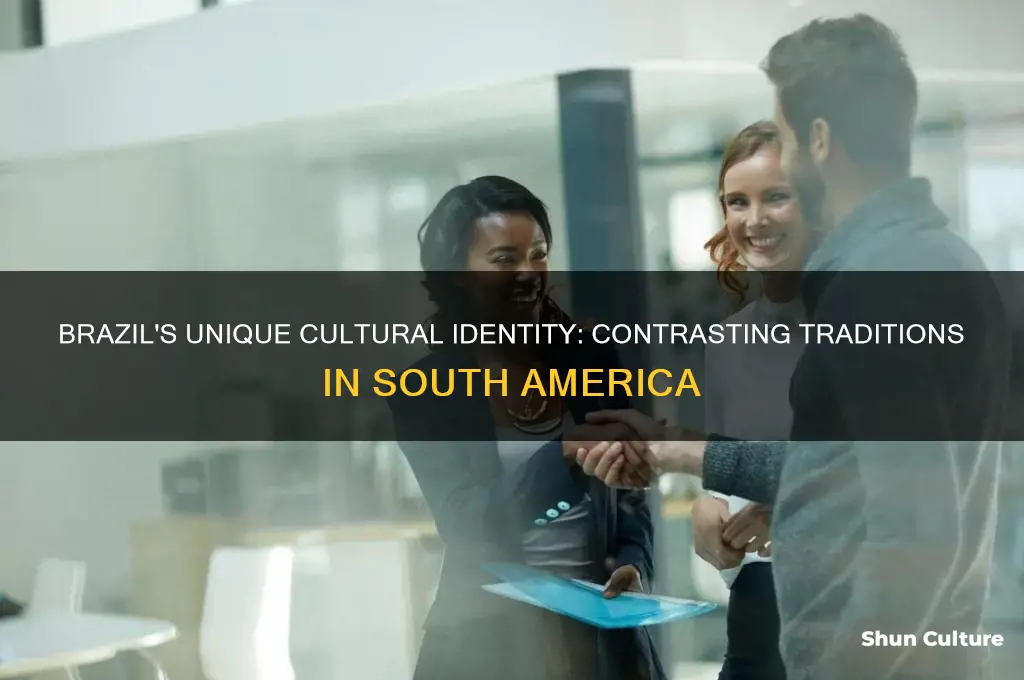 how is brazil culturally different from other south american countries