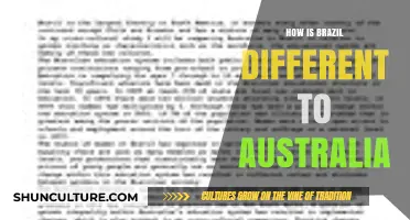 Brazil vs. Australia: Contrasting Cultures, Climates, and Unique Identities