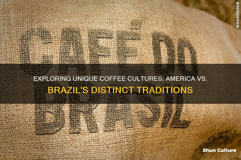 how is coffee in america different from brazil
