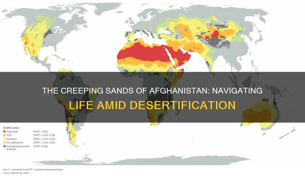 how is desertification effecting people in afghanistan