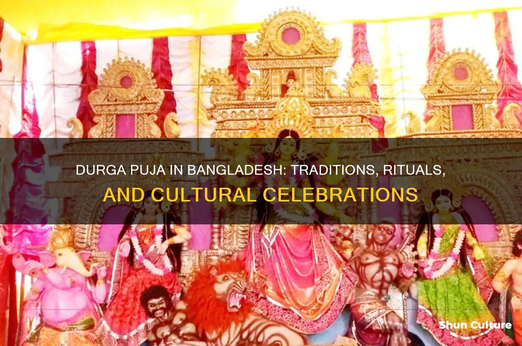 how is durga puja celebrated in bangladesh
