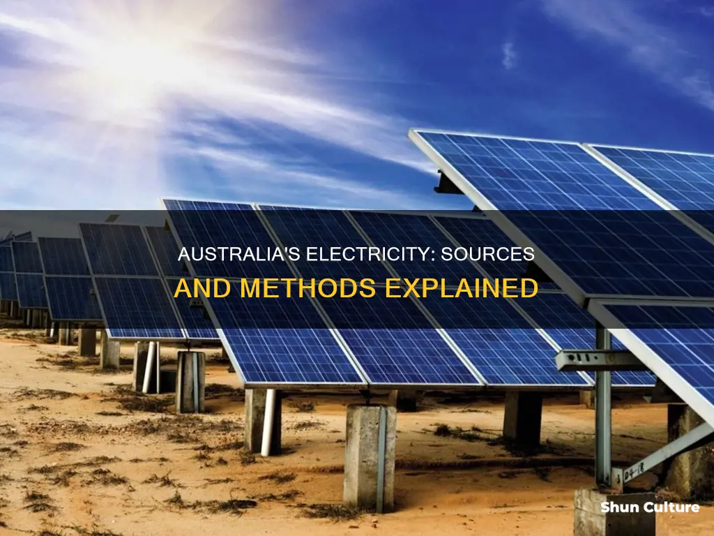 how is electricity made in australia