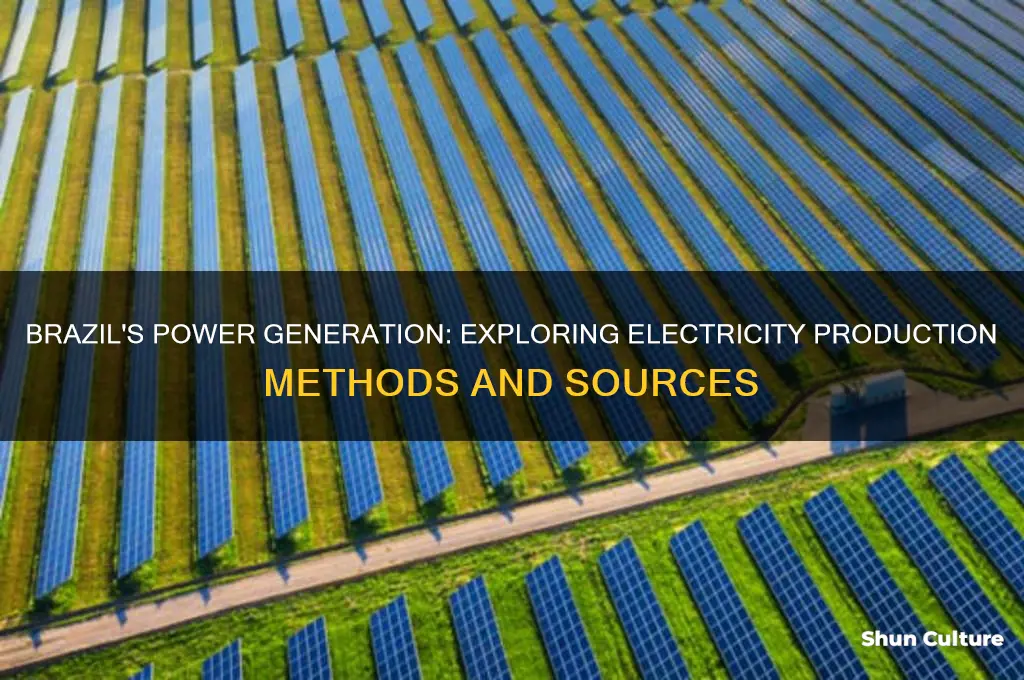 how is electricity produced in brazil