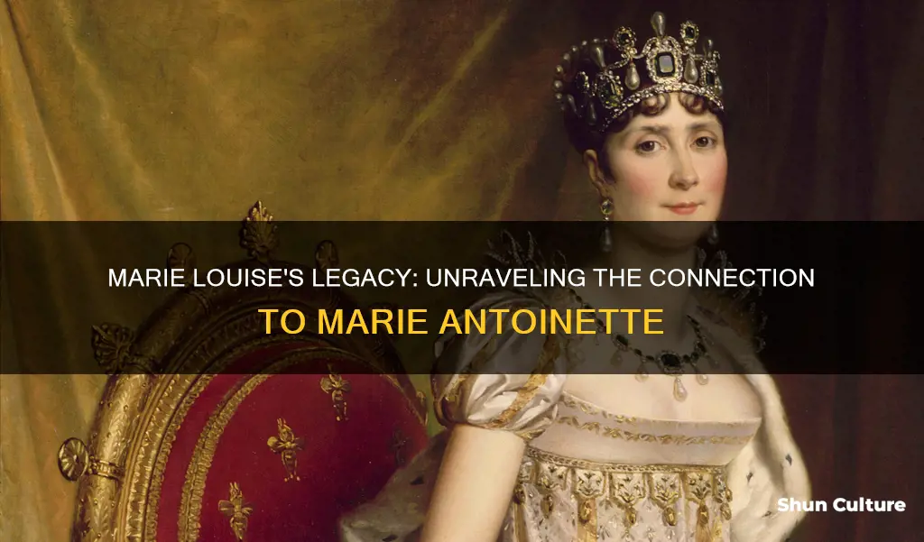 how is marie louise of austria related to marie antionette