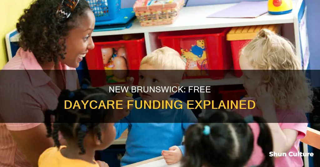 how is new brunswick paying for free daycare