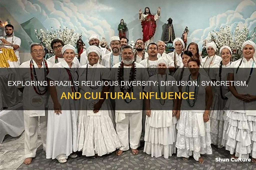 how is religion diffused in brazil