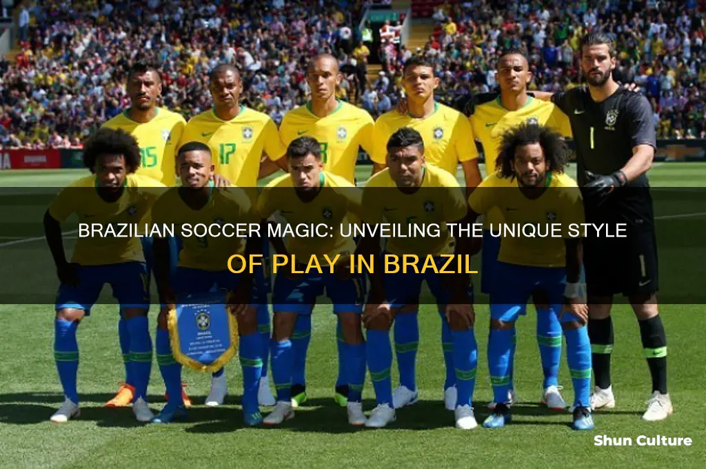 how is soccer played in brazil