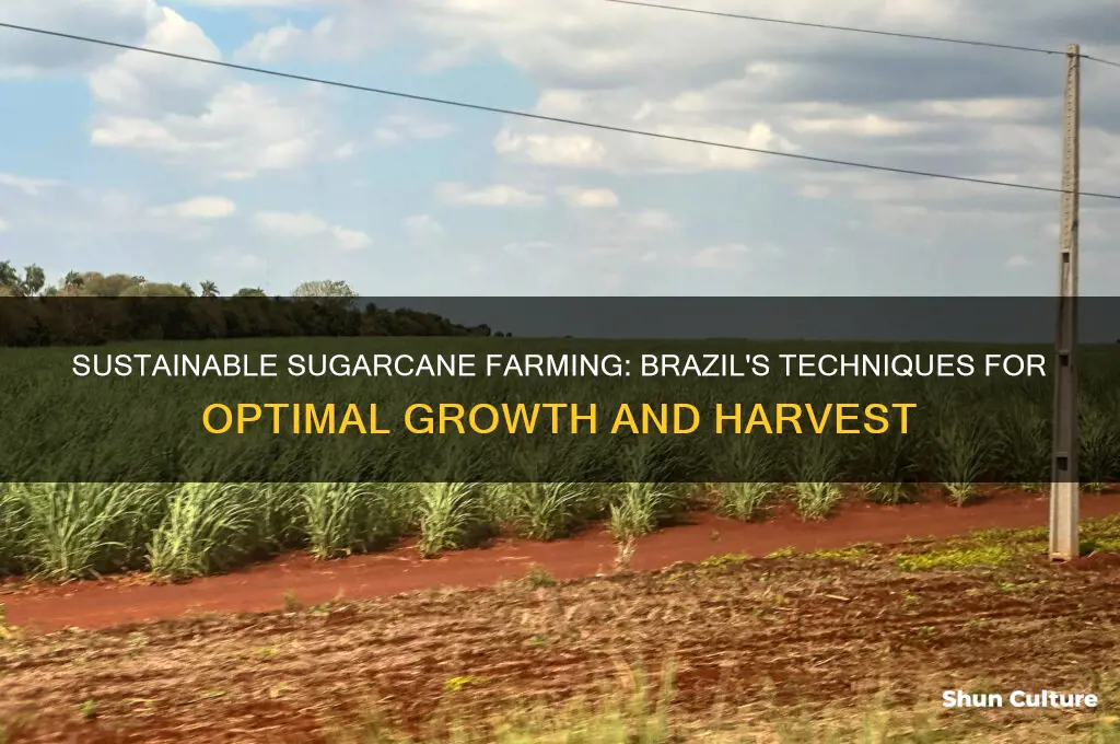 how is sugarcane grown in brazil