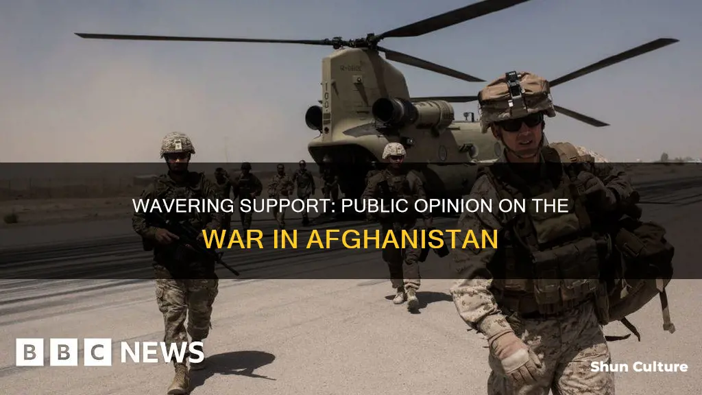 how is support for the war in afghanistan