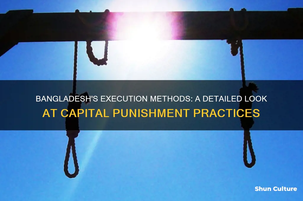 how is the death penalty carried out in bangladesh
