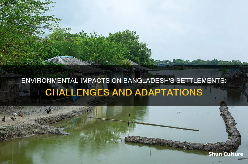 how is the environment affecting settlements in bangladesh