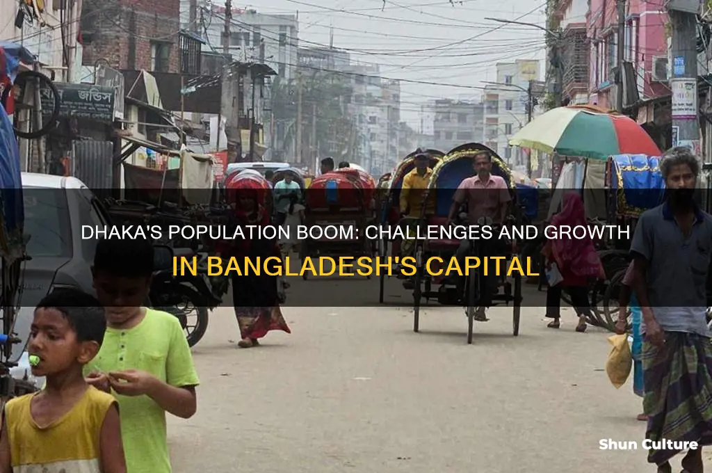 how is the popultion of dhaka bangladesh