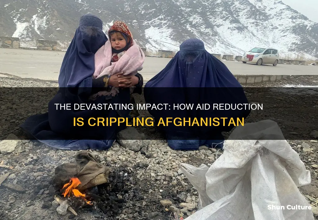 how is the reduction aid affecting afghanistan