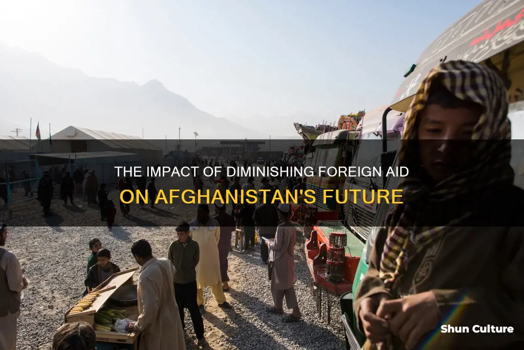 how is the reduction in foreign aid affecting afghanistan