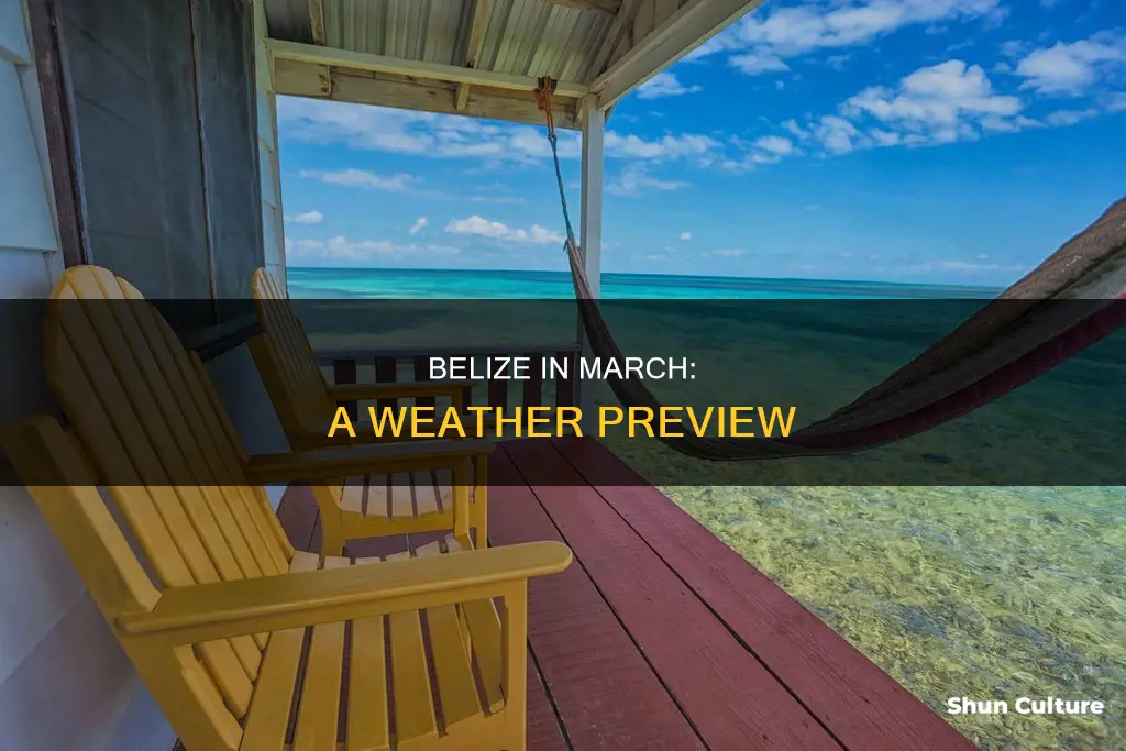 how is the weather in belize in march