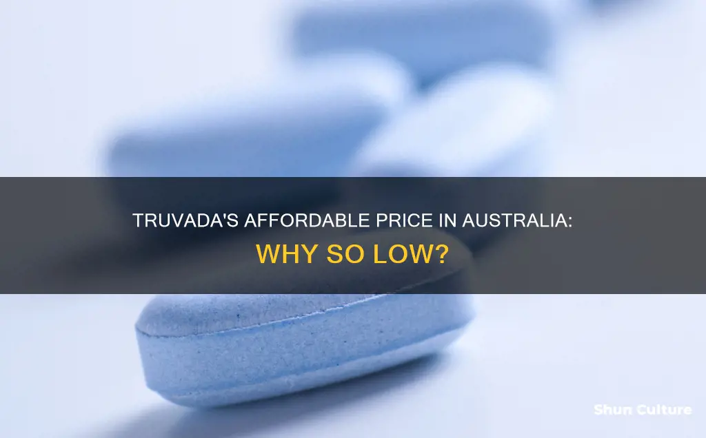 how is truvada 8 dollars in australia