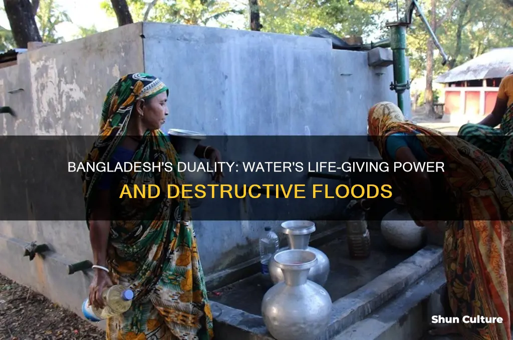 how is water a blessing and a curse in bangladesh